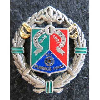 1° REC : insigne métallique du 1° régiment étranger de cavalerie de fabrication Drago H. 162