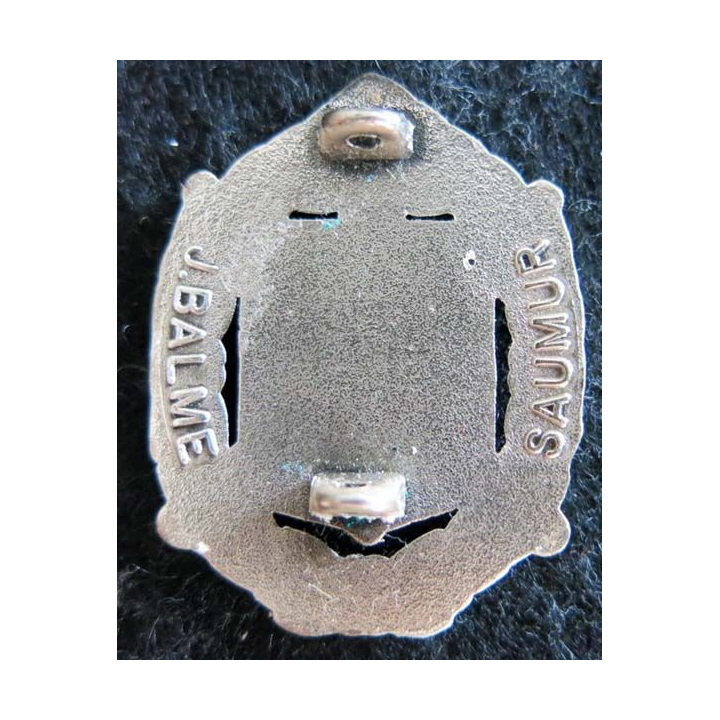 1° REC : insigne métallique du 1° régiment étranger de cavalerie de fabrication Balme Saumur