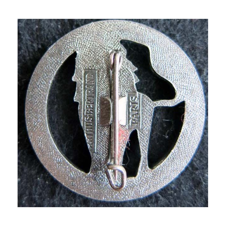 1° REC  : Insigne métallique du 4° escadron du 1° Régiment étranger de cavalerie Arthus Bertrand Paris