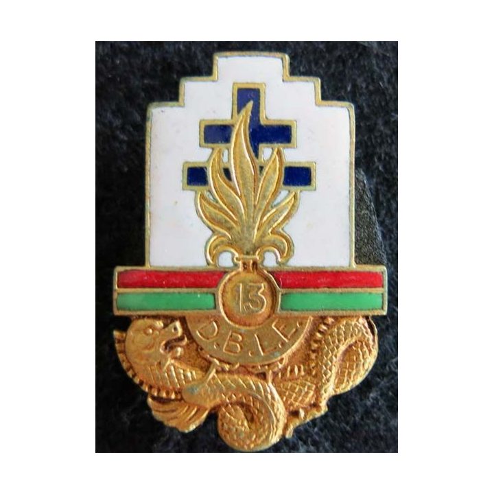 13° DBLE : 13° demi brigade de la légion étrangère Arthus Bertrand Paris H. 119 en émail