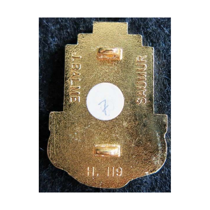 13° DBLE : insigne métallique de la 13° demi brigade de la légion étrangère de fabrication Balme Saumur