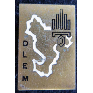 DLEM : insigne métallique du détachement de la légion étrangère à Mayotte de fabrication Drago G. 2488