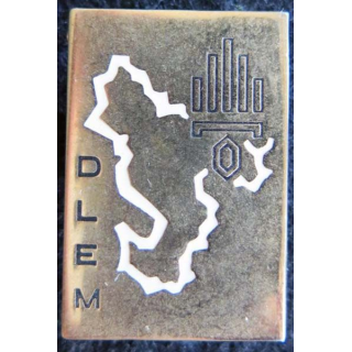DLEM : insigne métallique du détachement de la légion étrangère à Mayotte de fabrication Arthus Bertrand G. 2488