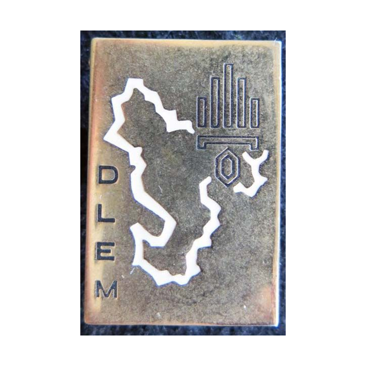 DLEM : insigne métallique du détachement de la légion étrangère à Mayotte de fabrication Arthus Bertrand G. 2488