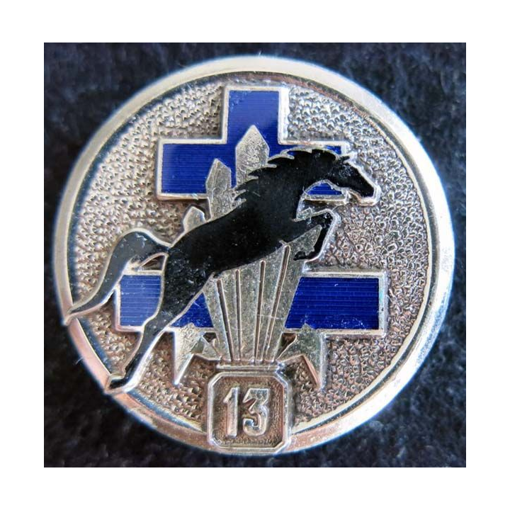 13° DBLE : insigne métallique de l'escadron de reconnaissance de la 13° demi brigade de la légion étrangère LR Paris