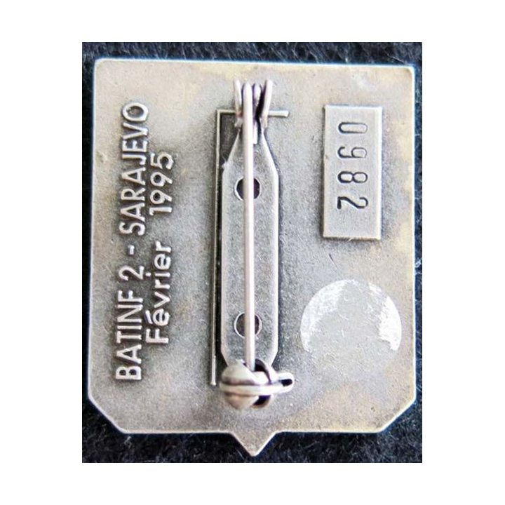 1° REC : 1° régiment étranger de cavalerie BATINF 2 FORPRONU Sarajevo 1995 N° 0982
