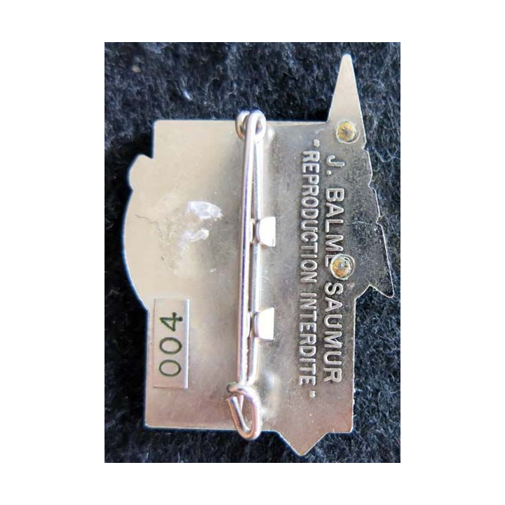 13° DBLE : insigne métallique de la 13° demi brigade de la légion étrangère Opération ORYX Balme Saumur numéroté