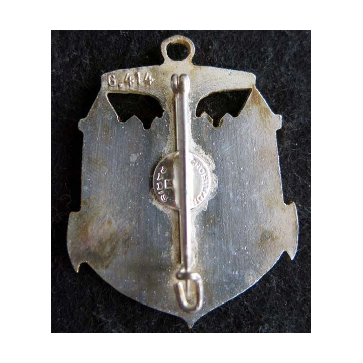 7° RTS : 7° régiments de tirailleurs sénégalais Chobillon Paris G. 414 émail