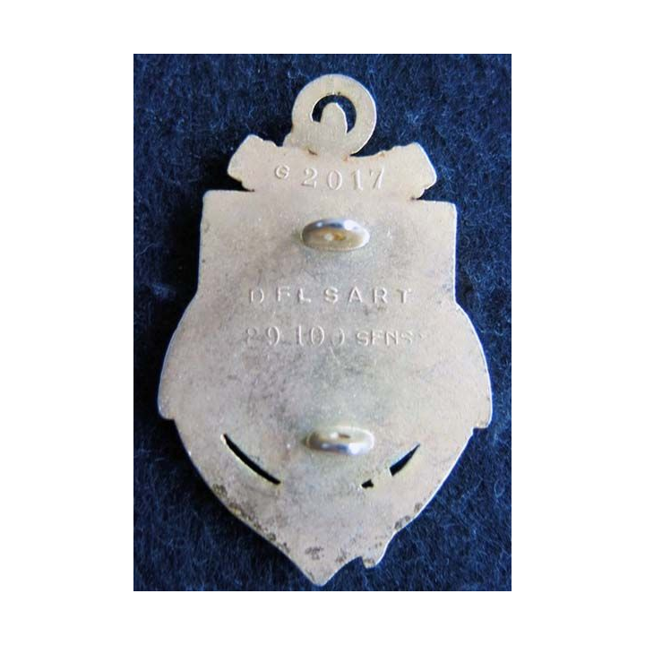 24° RIMA : insigne métallique du 24° régiment d'infanterie de marine de fabrication Delsart G. 2017