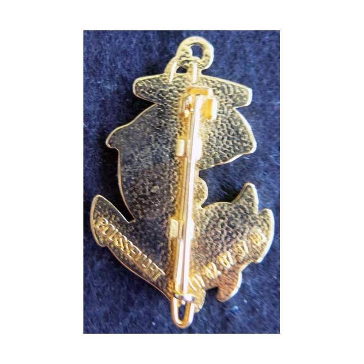 21° RIMA : insigne métallique du 21° régiment d'infanterie de marine fabrication Boussemart