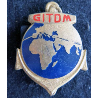 GITDM : Insigne métallique du groupement d’instruction des troupes de marine
