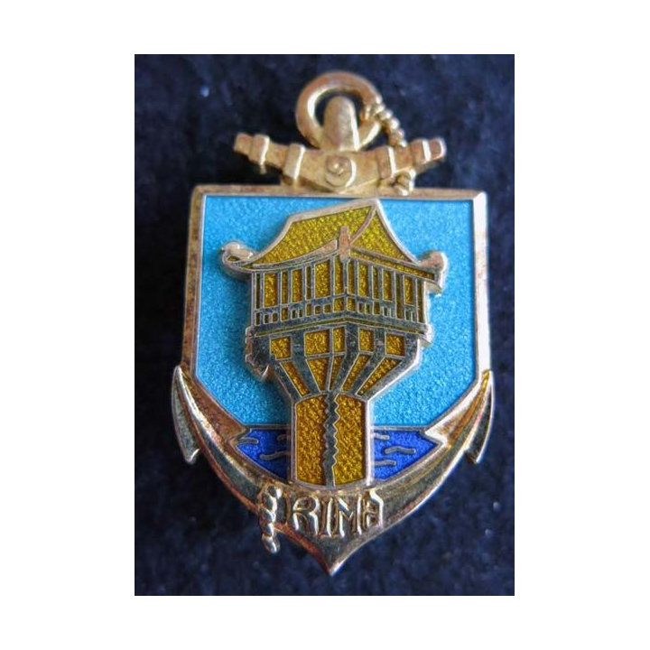 9° RIMA : 9° régiment d'infanterie de marine Promodis G. 3968 modèle prestige translucide doré