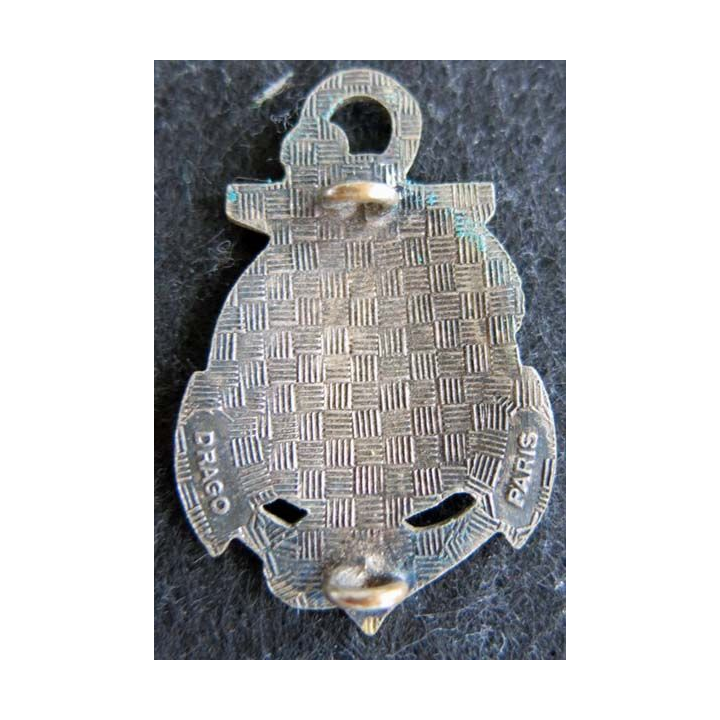 CTTDM : insigne métallique du corps des télégraphiste des troupes de marine de fabrication Drago