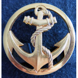 TDM : Insigne béret troupes de Marine de fabrication Mourgeon 4,4 cm