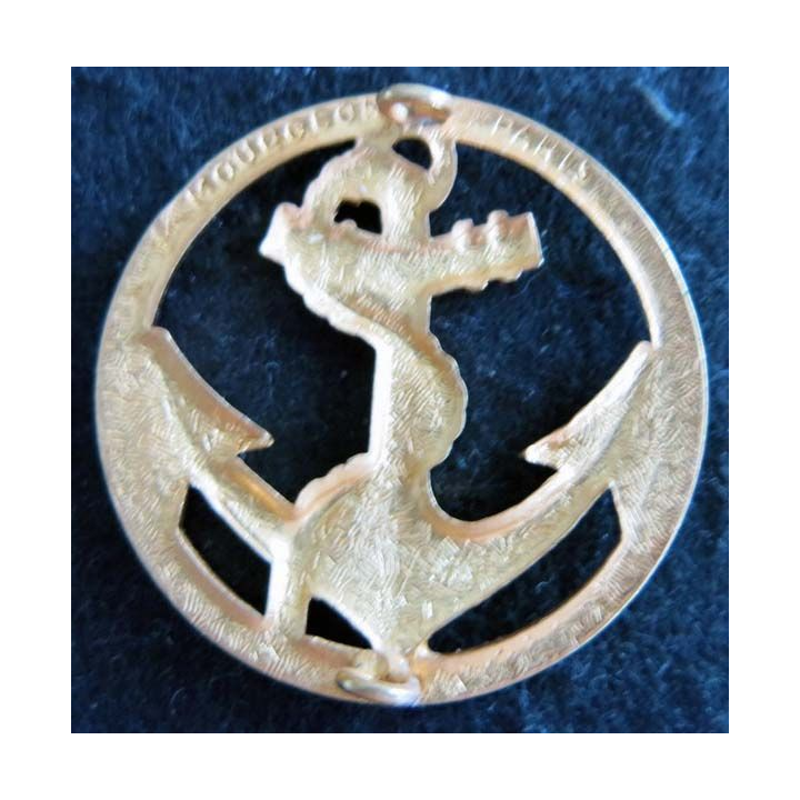TDM : Insigne béret troupes de Marine de fabrication Mourgeon 4,4 cm