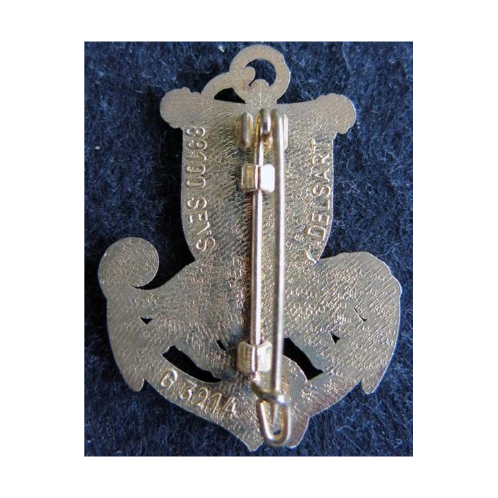 6° BIMa : Insigne métallique du 6° bataillon d'infanterie de Marine Delsart Sens G. 3214