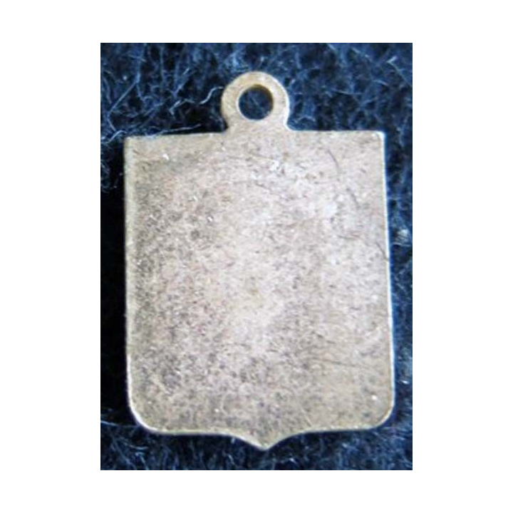 BLASON USA : insigne métallique ancien blason en émail des USA 11 x 16 mm anneau maillon