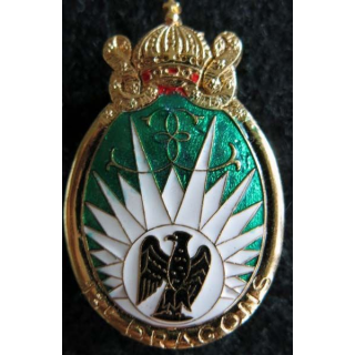 13° RDP : insigne métallique du 13° régiment de dragons parachutistes fabrication Delsart G. 983