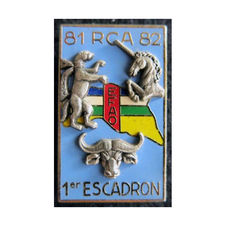 1° RHP : 1° escadron du 1° hussards parachutistes en RCA 1981-1982 de fabrication Delsart