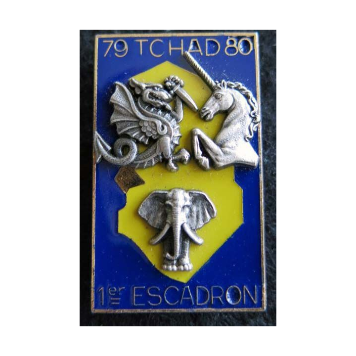 1° RHP : 1° escadron du 1° hussards parachutistes au Tchad 1979-1980 de fabrication Delsart