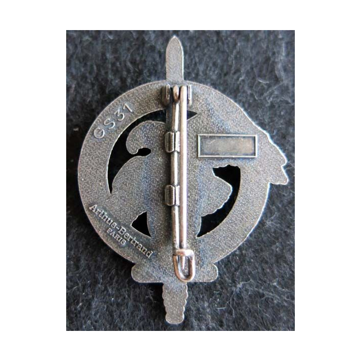 CEC 9° RZ : Brevet du centre d'entrainement commando du 9° Zouaves Arthus Bertrand GS. 31