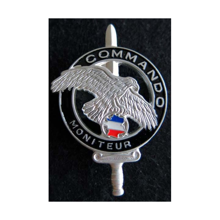 CEC : Insigne de brevet moniteur commando de fabrication Delsart homologué GS.32