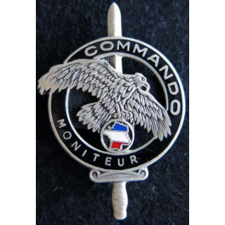 CNEC : Insigne de brevet moniteur commando de fabrication Drago homologué GS. 93