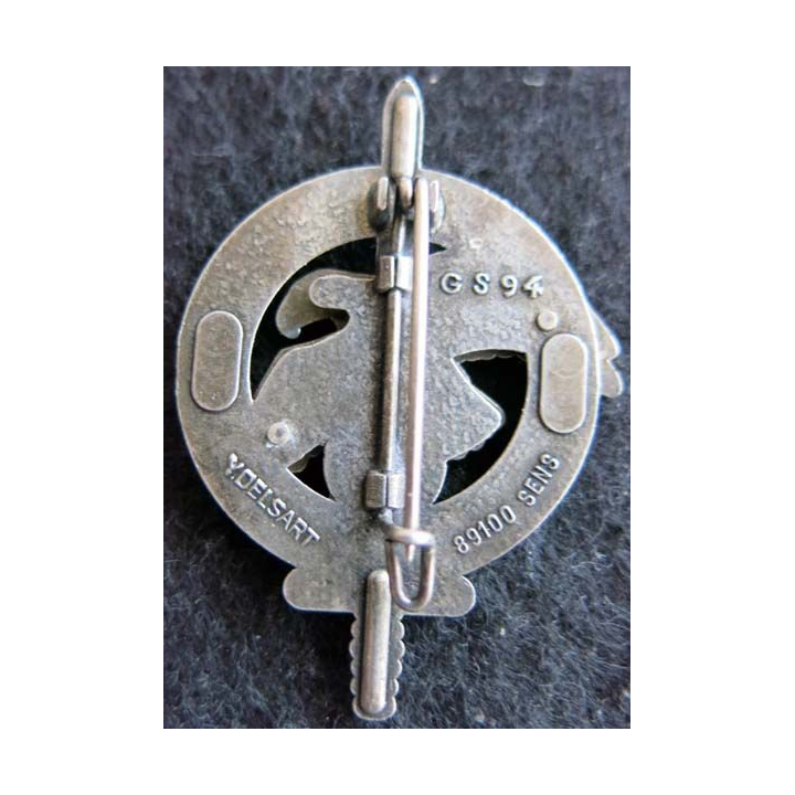 CNEC : Insigne de brevet commando de fabrication Delsart homologué GS. 94