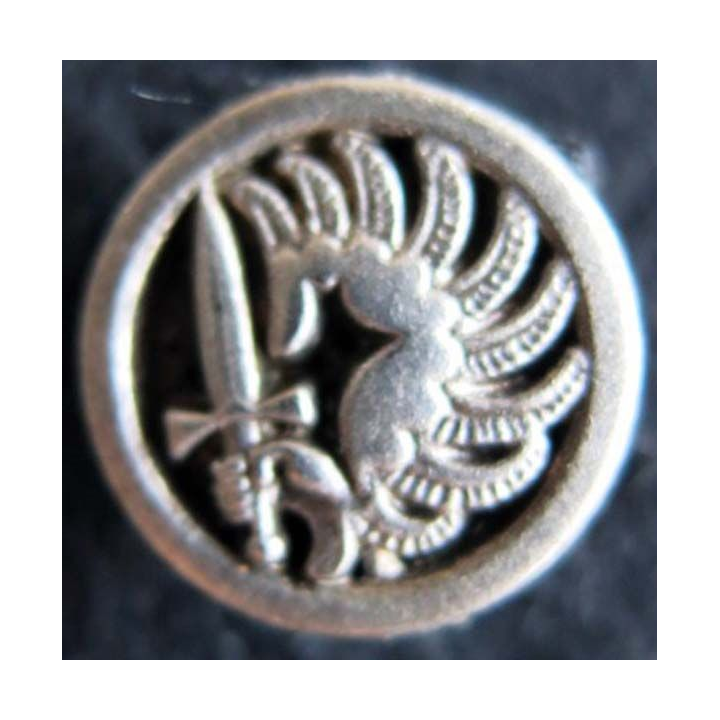 PARACHUTISTE : pin's représentant l'insigne de béret des parachutistes métropolitains réduction 16 mm