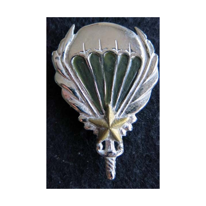 GCMA : insigne du groupement de commandos mixtes aéroportés de fabrication locale peint