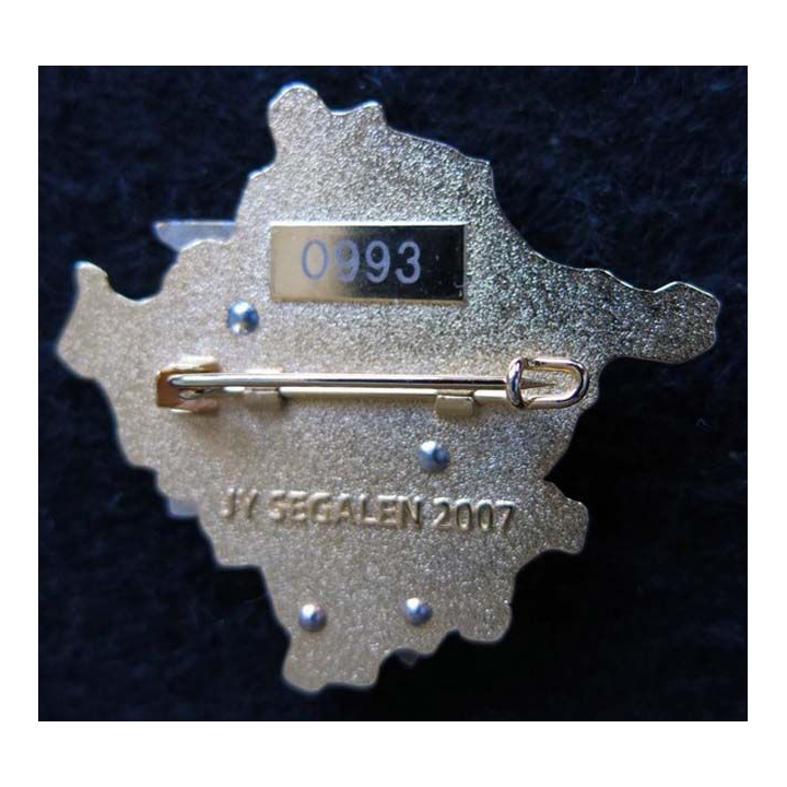 17° RGP 92° RI : insigne du 17° régiment Génie parachutiste 92° RI Kosovo  J.Y Segalen