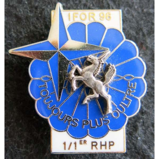 1° RHP : 1° escadron du 1° hussards parachutistes de l'IFOR 1996 de fabrication Balme Saumur