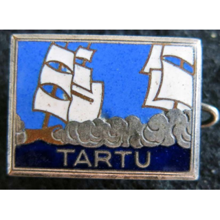 TARTU : contre torpilleur Tartu de fabrication Arthus Bertrand Paris Déposé ABPD en émail