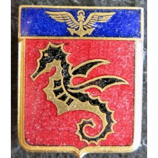 1 F - 11 F : insigne métallique de la flottille 1 F - 11 F Drago Paris en émail