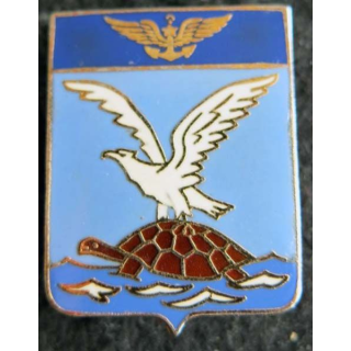 4 F : insigne métallique de la flottille 4 F Drago Paris en émail