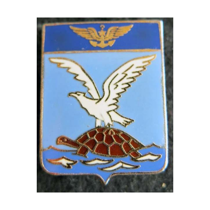 4 F : insigne métallique de la flottille 4 F Drago Paris en émail