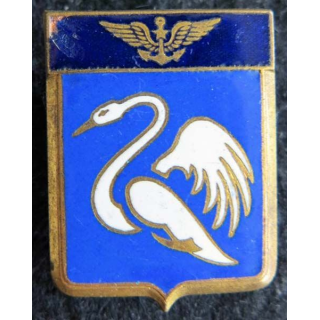 9 F : insigne métallique de la flottille 9 F Courtois Paris en émail