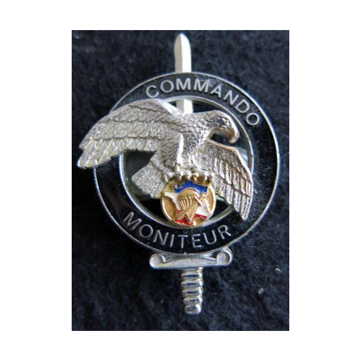 CNEC : Insigne de brevet moniteur commando de fabrication Delsart homologué GS.93