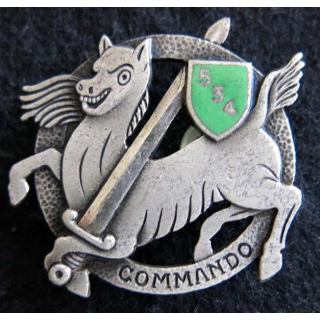 COMMANDO 534 : compagnie de commandos supplétifs de fabrication Drago Romainville en émail