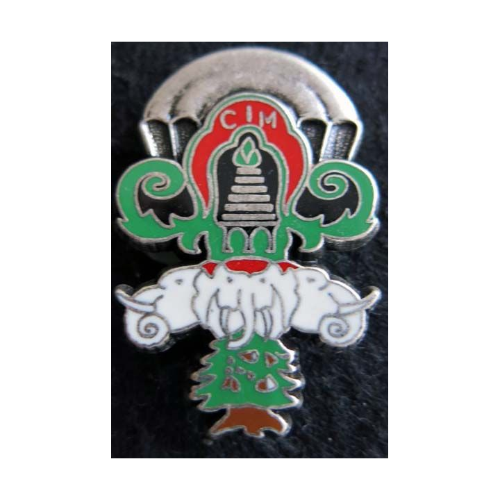 1° RCP : insigne métallique de la 3° compagnie du 1° régiment de chasseurs parachutistes CIM Ballard