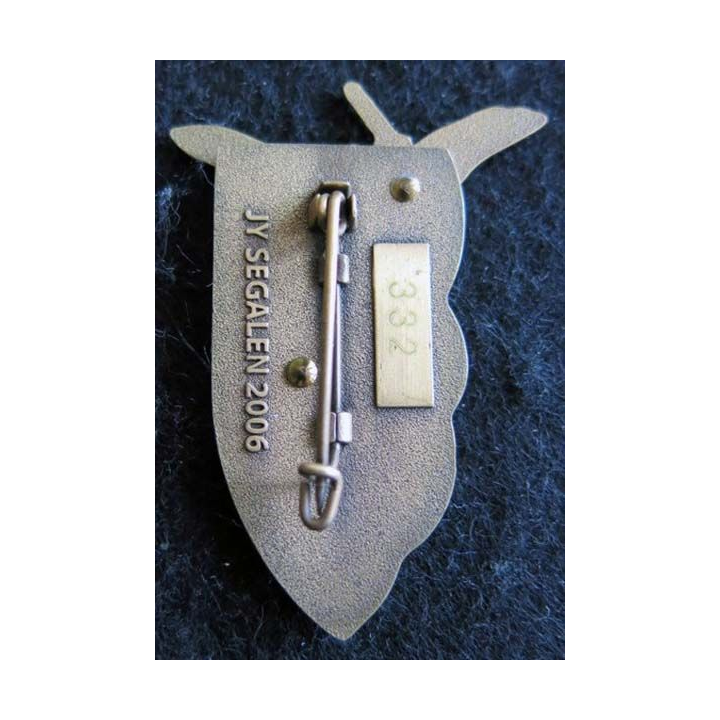 9° RCP : Insigne métallique du cinquantenaire du 9° régiment de chasseurs parachutiste  J.Y Ségalen 2006 N° 332
