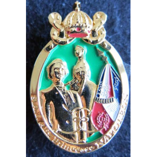13° RDP : insigne métallique du 13° régiment de dragons parachutistes SAI Alix princesse Napoléon IMC
