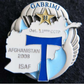 11°CCTP : compagnie de commandement et de transmissions parachutiste ISAF Afghanistan 2008