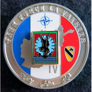 11° DP : insigne de la 11° division parachutiste Task force La Fayette IV Ségalen