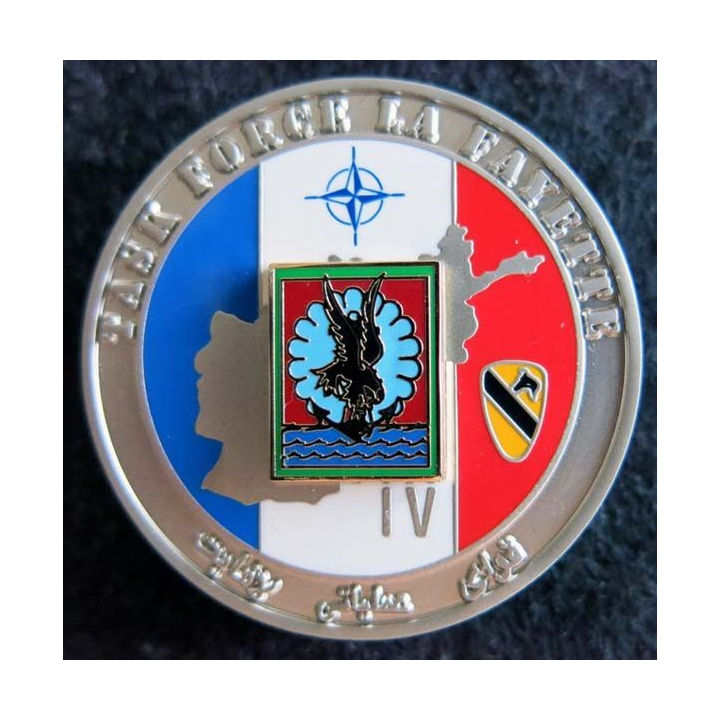 11° DP : insigne de la 11° division parachutiste Task force La Fayette IV Ségalen