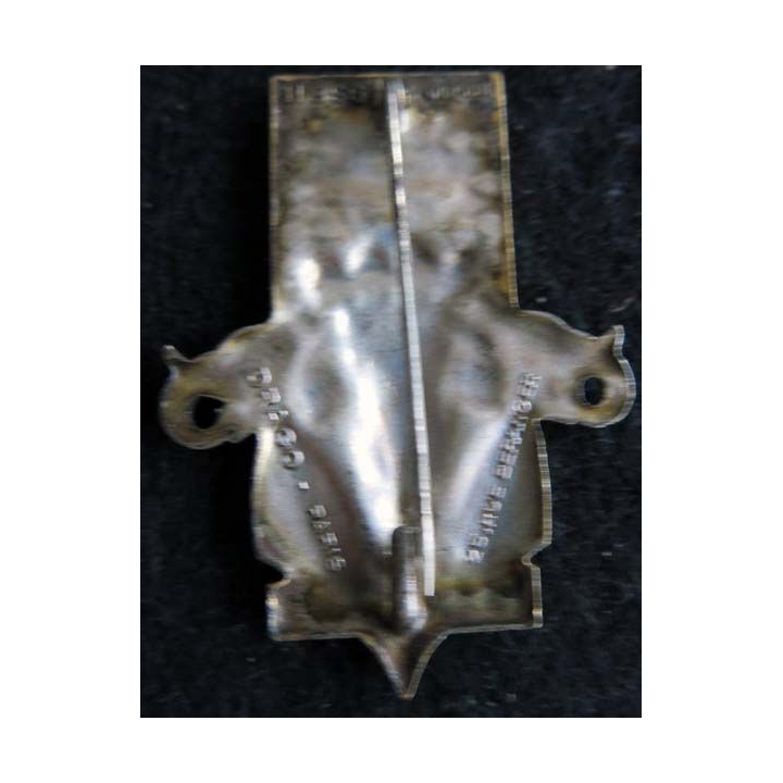 4° BCL : insigne du 4° bataillon de chasseurs laotiens en émail de fabrication Drago Béranger H. 356 Déposé