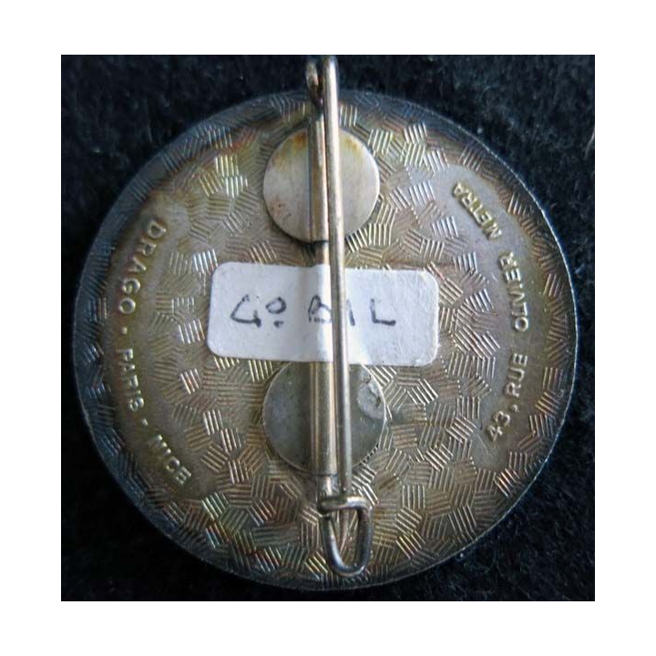 4° BIL : insigne du 4° bataillon d’infanterie du Laos en émail de fabrication Drago Olivier Métra Déposé