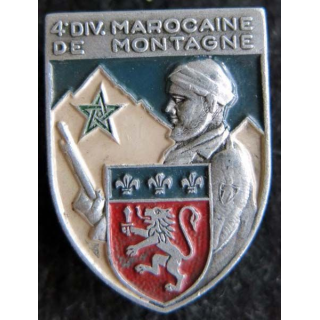 4° DMM : 4° division marocaine de montagne de fabrication Augis Lyon peint