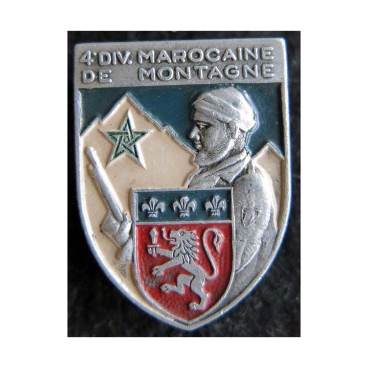 4° DMM : 4° division marocaine de montagne de fabrication Augis Lyon peint