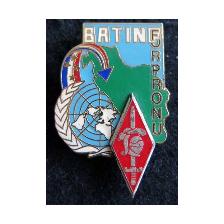 10° DB : insigne métallique de la 10° Division blindée BATINF FORPRONU de fabrication Delsart Sens